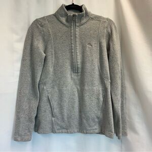 Tommy Bahama Men’s Gray Half Zip Pullover front pockets Sz S casual wear